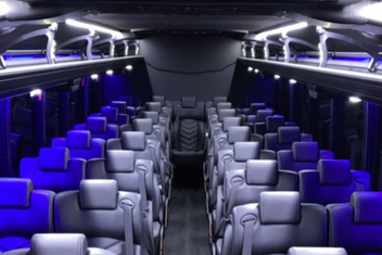 Gulfport Charter Bus Interior