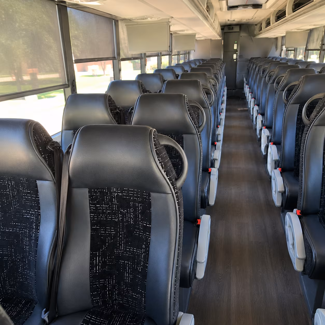 gulfport charter bus inside